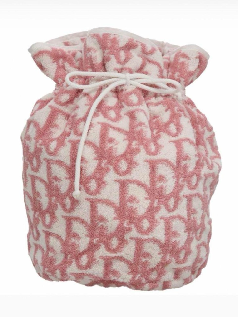 SOLDChristian Dior Authentic Pile Trotter Bag Pink & White